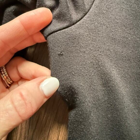 Helmut Lang Asymmetrical Knit Jacket Funnel Neck Asym Zip Black Medium - Picture 12 of 12